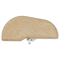 Single-Tier Girasolo Left-Hand Wood Classic Shelves Blind Corner Optimizer with Soft-Close for 18" Cabinet Opening, Light Brown Alt 7 - Image