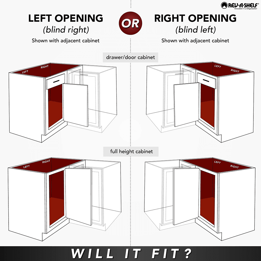 5-1/8" Chrome Wire Half Moon Organizer Blind Corner Cabinets, Silver Alt 8 - Image