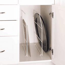 597 3/4" Tray Divider, 1 Divider with Clips, White Bulk (10/Pack) - Alt Image 2