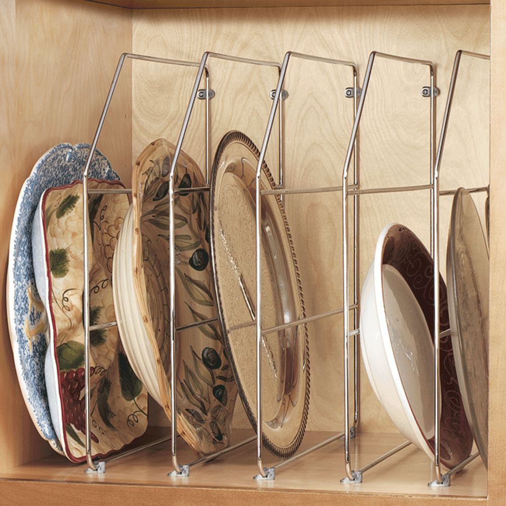 3/4" Tray Divider, 1 Divider with Clips, White Bulk (10/Pack) - Alt Image 1