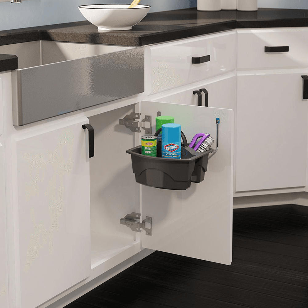9-3/4" - 13" 1-Tier Door Mount Cleaning Caddy - Alt Image 1