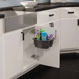9-3/4" - 13" 1-Tier Door Mount Cleaning Caddy - Alt Image 1