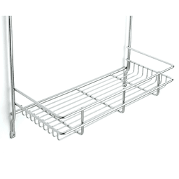 12-1/4" 4-Tier Door Mount Linen Rack, Polished Chrome - Alt Image 1