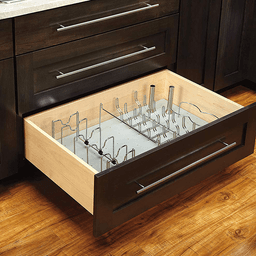 7-3/4" Pot/Pan Organizer, Chrome - Alt Image 1