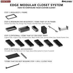 EDGE 20" Adjustable Shallow Drawer Insert for 5E100-2030-20-1 Alt 6 - Image