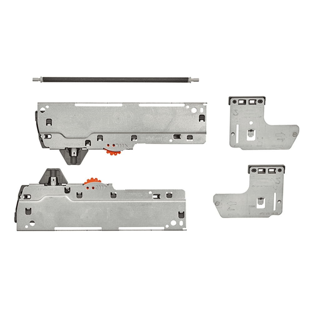 Tip-On Hardware Kit for Legrabox Series, Gray - Alt Image 1