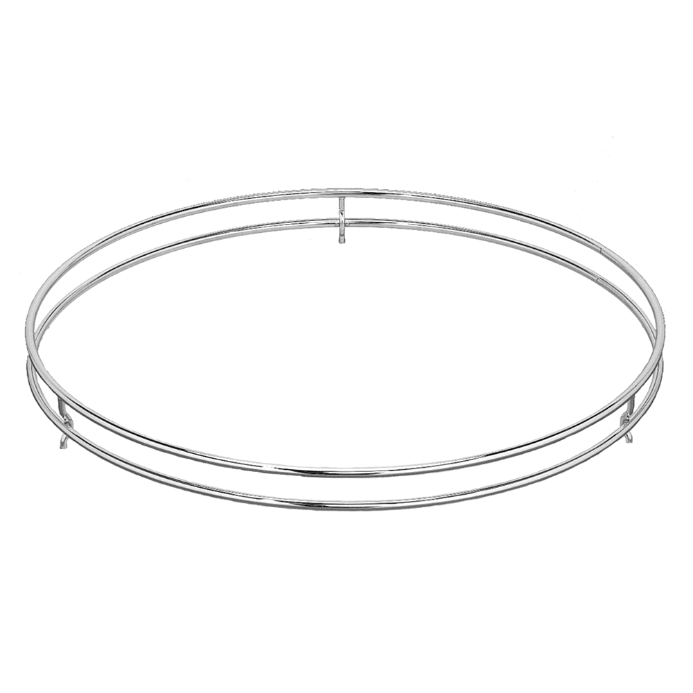 32" Full-Circle Fence Railing, Chrome - Main Image