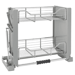 22-1/4" 2-Shelf Pull-Down Shelving System - Main Image