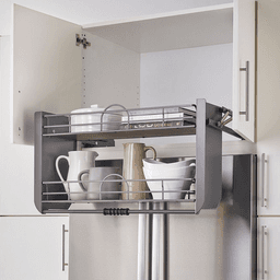 32-1/32" - 34-1/32" 2-Shelf Pull-Down Shelving System - Alt Image 1