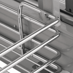 Universal Blind Corner Optimizer with Soft-Closing for 18" Cabinet Opening, Chrome - Alt Image 3