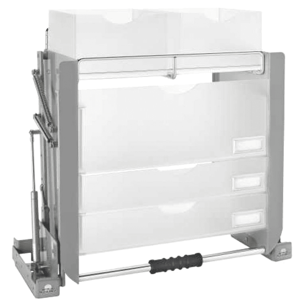 22-1/4" 3-Shelf Universal Pull-Down Shelving System - Main Image