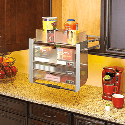 22-1/4" 3-Shelf Universal Pull-Down Shelving System - Alt Image 1