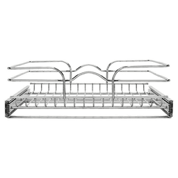 17-1/2" 1-Tier Wire Pull-Out Basket with 20" Slides, Chrome Alt 1 - Image
