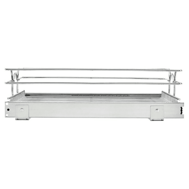 17-1/2" 1-Tier Wire Pull-Out Basket with 20" Slides, Chrome Alt 3 - Image