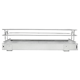 20-1/2" 1-Tier Wire Pull-Out Basket with 20" Slides, Chrome Alt 4 - Image