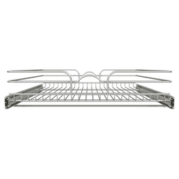 23-1/2" 1-Tier Wire Pull-Out Basket with 22" Slides, Chrome Alt 1 - Image