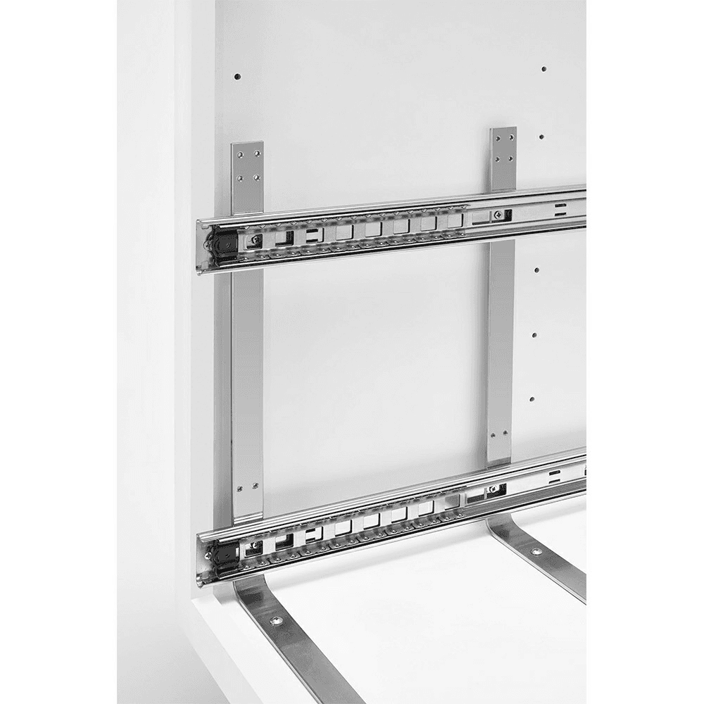 8-3/4" 2-Tier Wire Pull-Out Basket with 22" Slides, Chrome Alt 10 - Image