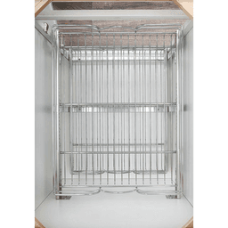 8-3/4" 2-Tier Wire Pull-Out Basket with 22" Slides, Chrome Alt 11 - Image