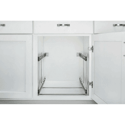 23-3/4" 2-Tier Wire Pull-Out Basket with 22" Slides, Chrome Alt 11 - Image