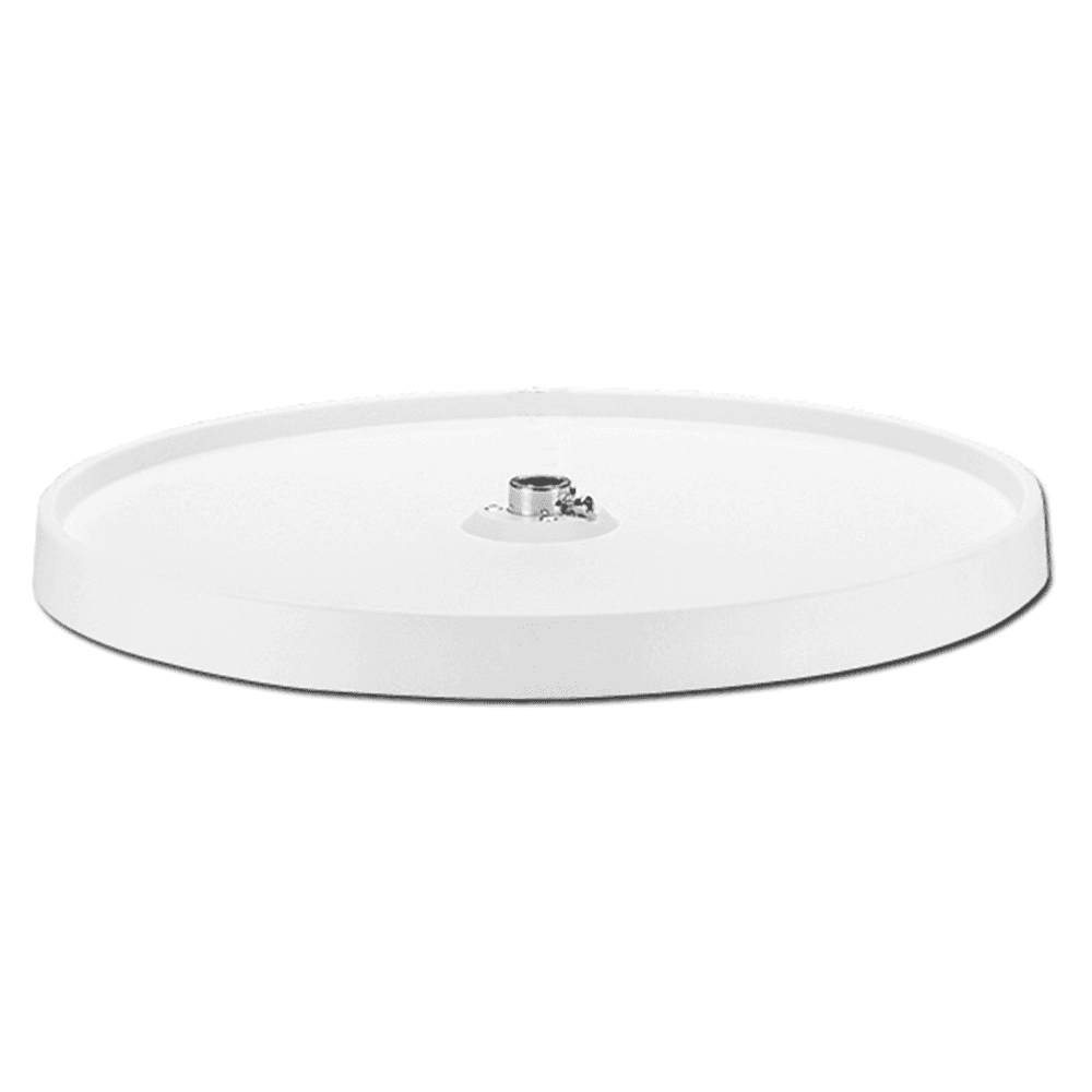 6001 24" Full-Circle 1 Tray Lazy Susan, White - Alt Image 1