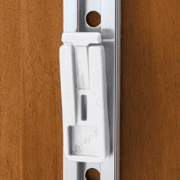 1/2" 1-Tier Aluminum Door Standard with 58" L (10 Clips) - Alt Image 1