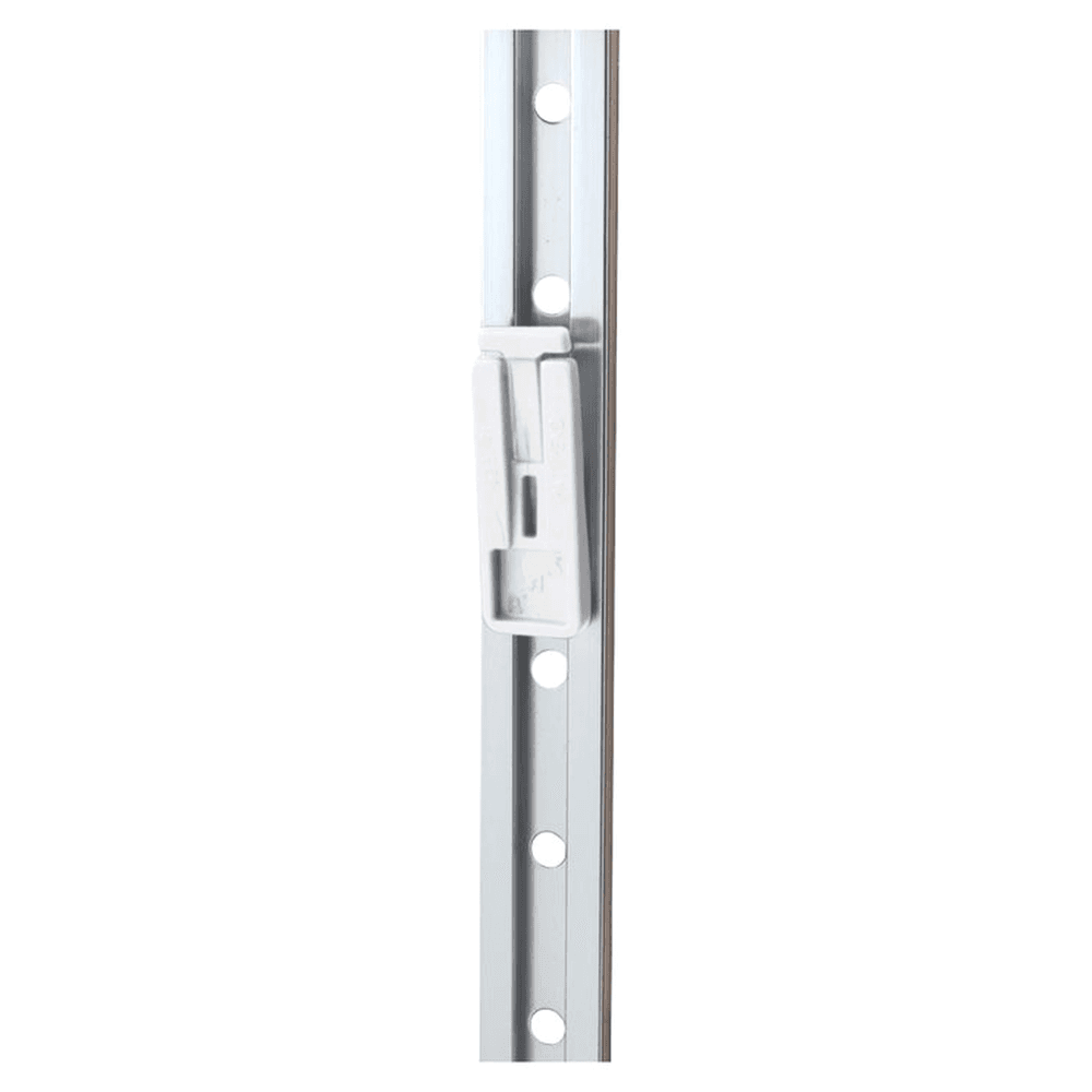 1/2" 1-Tier Aluminum Door Standard with 58" L (10 Clips) - Main Image