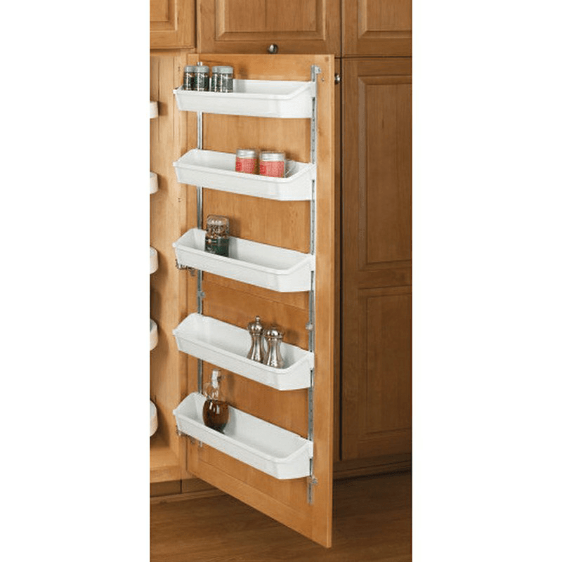 19-3/4" 5-Tier Almond Door Storage Bin Set - Alt Image 1