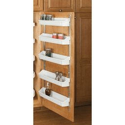19-3/4" 5-Tier Almond Door Storage Bin Set - Alt Image 1