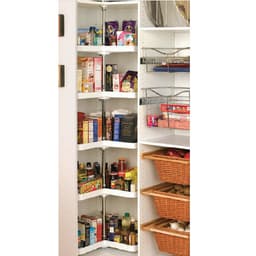 18" Kidney 5 Tray Lazy Susan - Alt Image 1