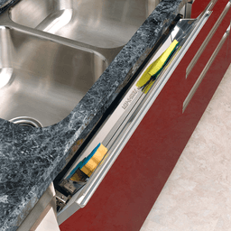 14-1/4" Slim Line White Sink Front Tip-Out Tray (Tray Only) - Alt Image 1