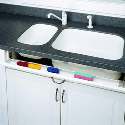 36" Slim Line White Sink Front Tip-Out Tray (Tray Only) - Alt Image 1