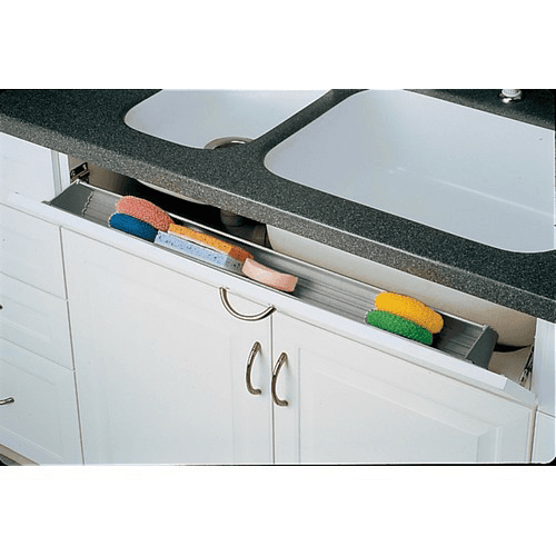 6551 36" Almond Sink Front Tip-Out Tray with 1-Pair Soft-Closing - Alt Image 1