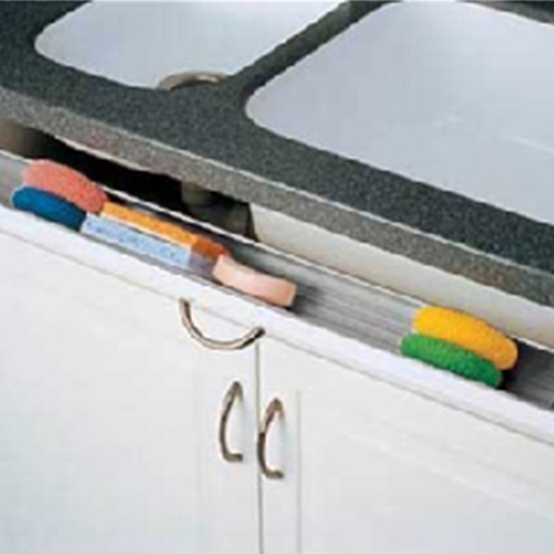 Almond Sink Front Tip-Out Tray with 1-Pair Hinges and End Cap - Alt Image 1