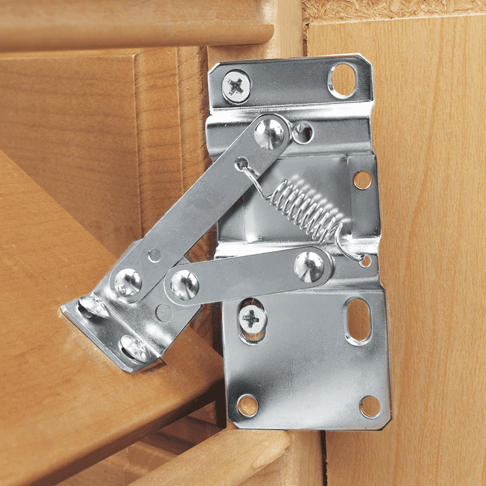 1" Metal Self-Holdin Hinges for Tip-Out Tray - Alt Image 1