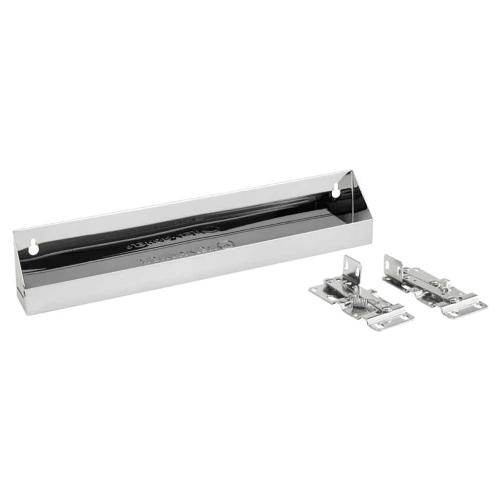 6581 16" Stainless Steel Sink Front Tip-Out Tray with Hinge - Main Image