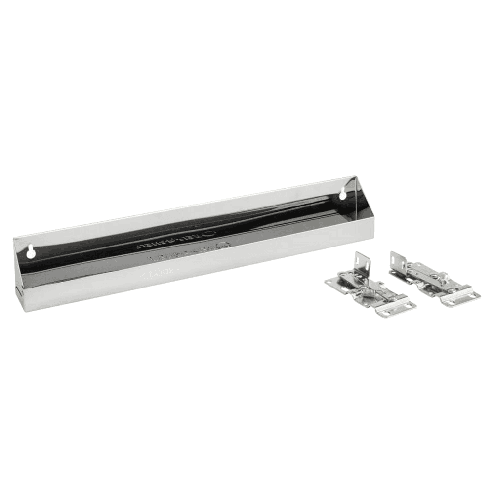 6581 19" Stainless Steel Sink Front Tip-Out Tray with Hinge - Main Image