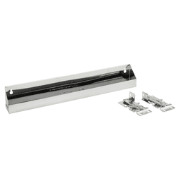 6581 19" Stainless Steel Sink Front Tip-Out Tray with Hinge - Main Image