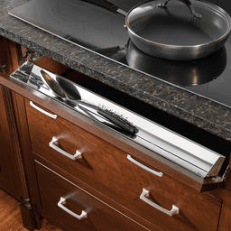 31" Chrome Sink Front Tip-Out Tray with 1-Pair Soft-Closing Hinges - Alt Image 3