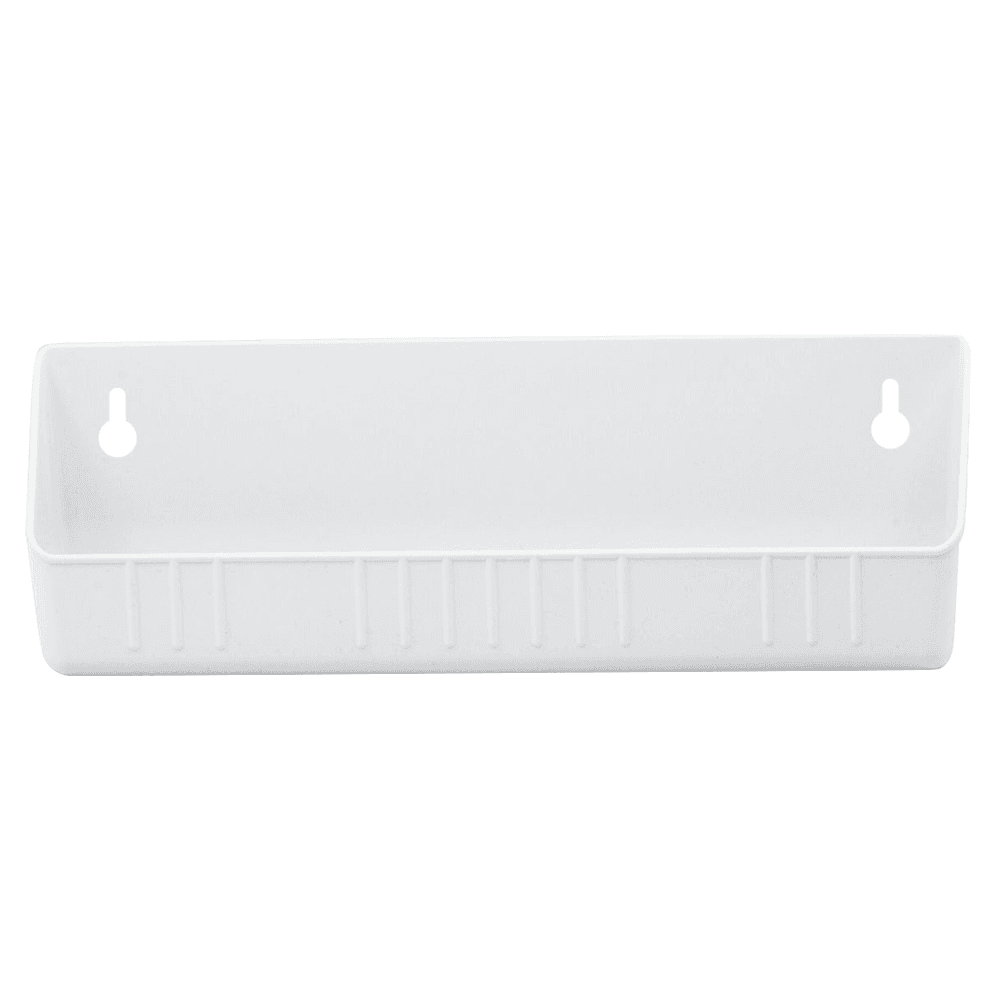 14" White Sink Front Accessory Tip-Out Tray - Main Image