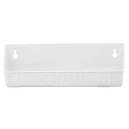 14" White Sink Front Accessory Tip-Out Tray - Main Image
