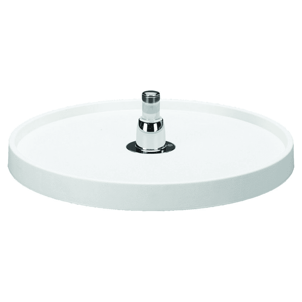 6621 24" Full-Circle 1 Tray Lazy Susan, White - Alt Image 2