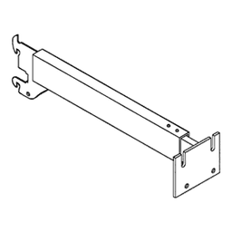 RVS770 36" Cornice Bracket Faceout, Satin Zinc Finish Main - Image