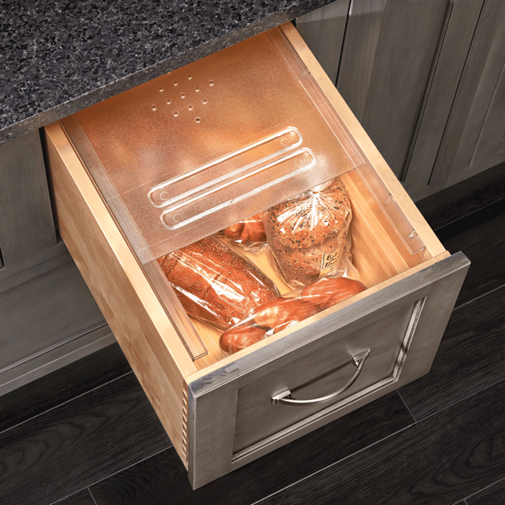 16-1/16" Bread Drawer Cover Kit, Clear - Alt Image 1