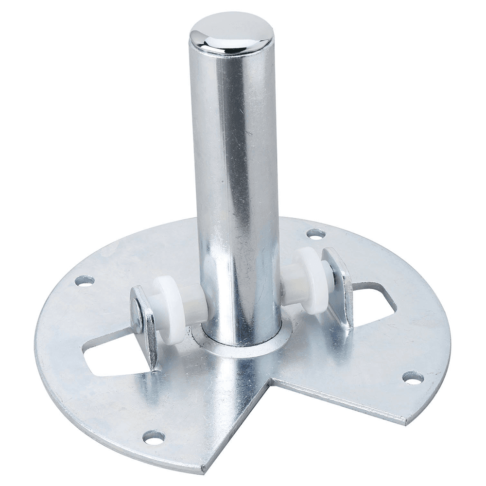 Kidney 1 Tray Bottom-Mount Hardware, Zinc - Main Image