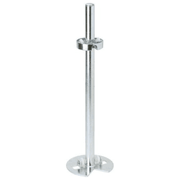 Kidney 2 Tray Bottom-Mount Hardware, Zinc - Main Image