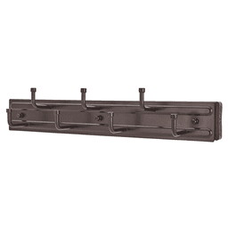 Organize your belts with Rev-A-Shelf's 12" Pull-Out Belt Rack in Oil-Rubbed Bronze Finish