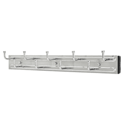 Rev-A-Shelf 14" Slide-Out Belt Rack, Chrome Finish - Image 1