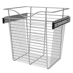 Organize your space with Rev-A-Shelf's Pull-Out Wire Basket in Chrome Finish