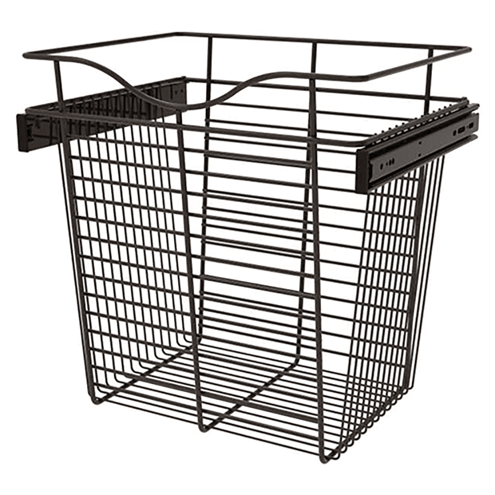 Heavy-Gauge Wire Basket with Oil-Rubbed Bronze Finish from Rev-A-Shelf