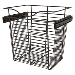 Heavy-Gauge Wire Basket with Oil-Rubbed Bronze Finish from Rev-A-Shelf